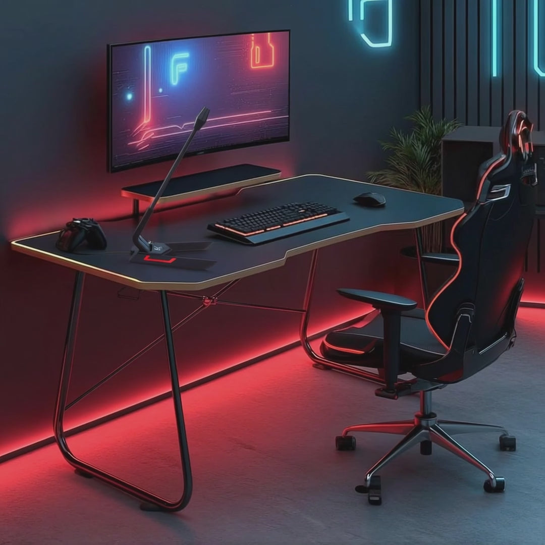 USB-gamingmikrofon med LED YouTube-streaming 1,5 m følsomhed 21 dB+3 dB NanoRS RS710