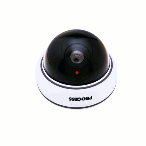 DC2300 kuppelkamera-attrap med blinkende LED
