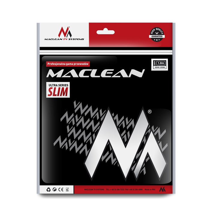 HDMI-HDMI v1.4-kabel, 1,8 m, Maclean MCTV-5