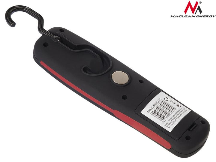 Maclean 24 LED værkstedslampe, magnet, krog, 3xAA, MCE03
