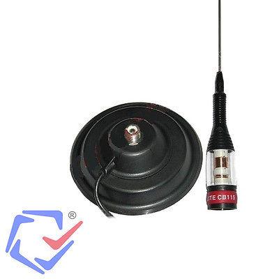 Sunker Elite CB 115 CB-antenne, enkeltsektion med magnet