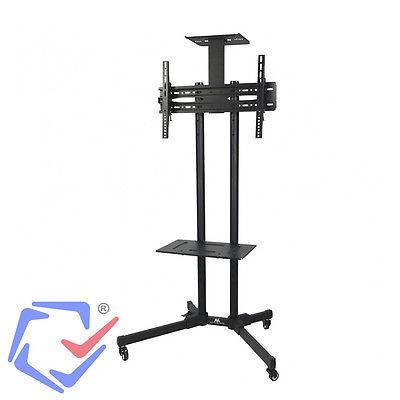 Stand, professionel rullende TV-vogn Maclean MC-661, maks. VESA 600x400, maks. 55 kg,