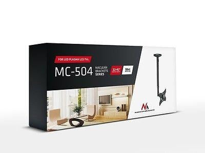 TV-holder til loft 23-42" 50 - 85 cm 30 kg Maclean MC-504A B sort