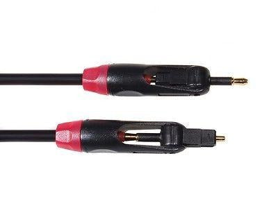 CYFROWY T-T TOSLINK optisk kabel - 0,5 m drejelige stik