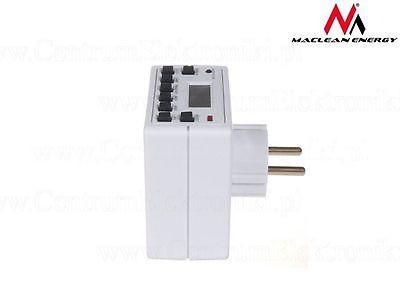 Digital tidsafbryder - Timer med 10 programmer Maclean MCE30G