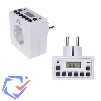 Digital tidsafbryder - Timer med 10 programmer Maclean MCE30G