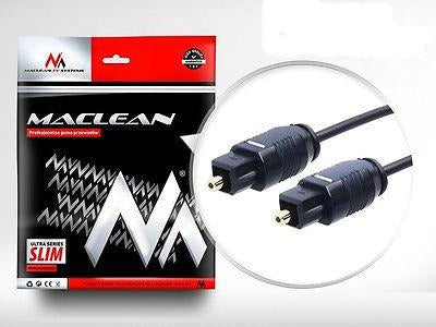 Toslink T-T ULTRA SLIM 0,5 m optisk kabel Maclean MCTV-750