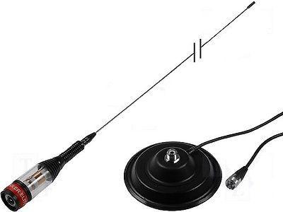 Sunker Elite CB 115 CB-antenne, enkeltsektion med magnet