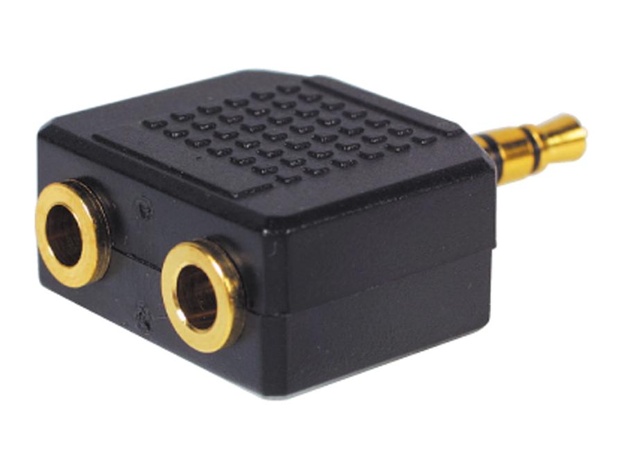3,5 mm jack-stik/2 jack-stik 3,5 mm NH552 guld