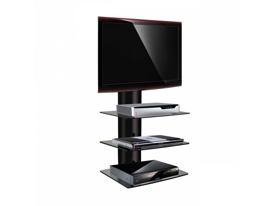 Tredobbelt hylde til DVD/tuner/konsol D-51 Art 543x355x445mm