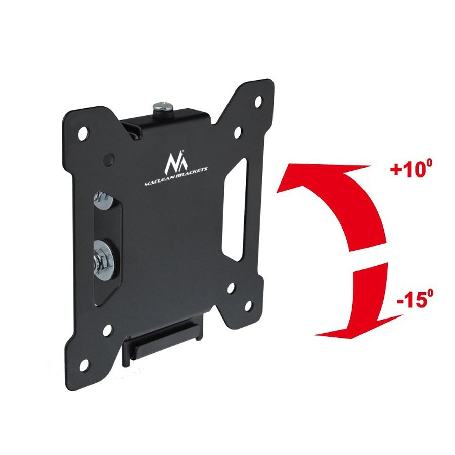 Maclean tv-holder, maks. VESA 100x100, 13-27", 20 kg, sort, MC-596