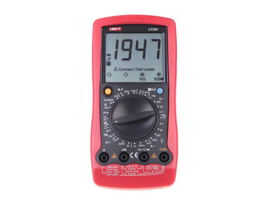 Professionel digital måler UT58C - UNI-T UT58C universal multimeter