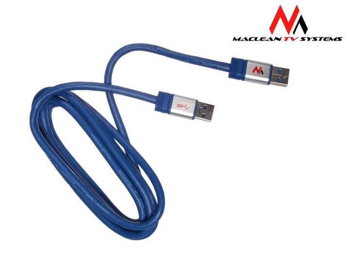 Kabel, USB 3.0 AM - AM 1,8 m Maclean MCTV-606 blisterpakning
