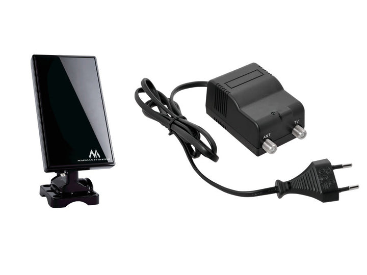 DVB-T/T2 HEVC indendørs/udendørs TV-antenne Maclean MCTV-970 Black