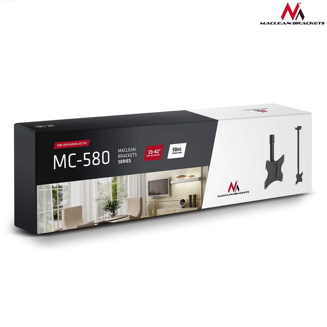 TV-holder til loft 23-42" Maclean MC-580 50 kg VESA 200x200