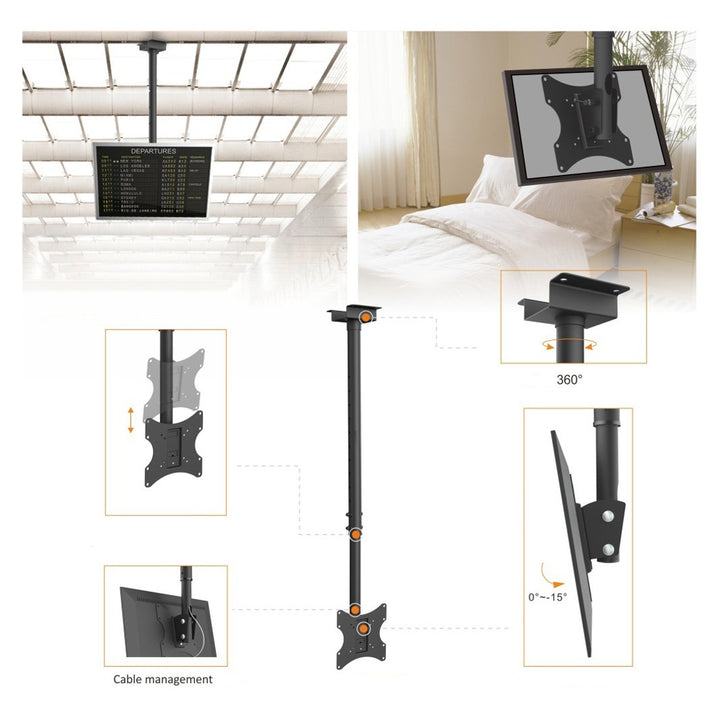 TV-holder til loft 23-42" Maclean MC-580 50 kg VESA 200x200