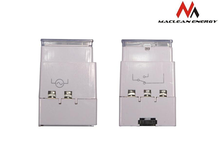 Maclean digital timer, til DIN-skinne, 10 programmer, maks. 156 programmer, 3600 W, MCE09