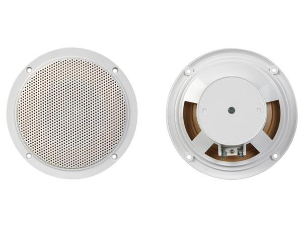 Velleman højttalere, loftmonterede, 5", 80 W, 8 Ohm, vandtætte, 2 stk., VDSWPS5N