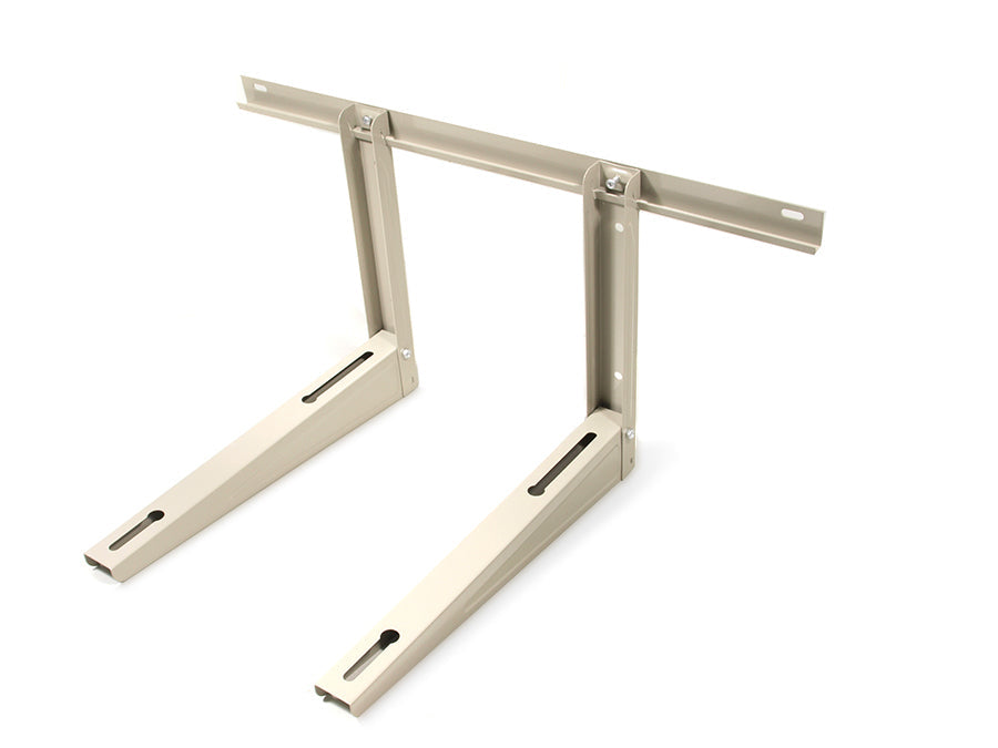 Maclean-holder til klimaanlæg/varmepumpe, armens længde 550 mm, galvaniseret stål, op til 200 kg, MC-623