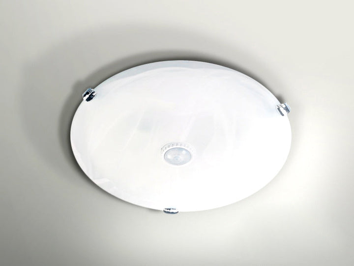 Loftlampe med bevægelsessensor Maclean, loftmonteret, med PIR-sensor, maks. 2x40W, E27, MCE22