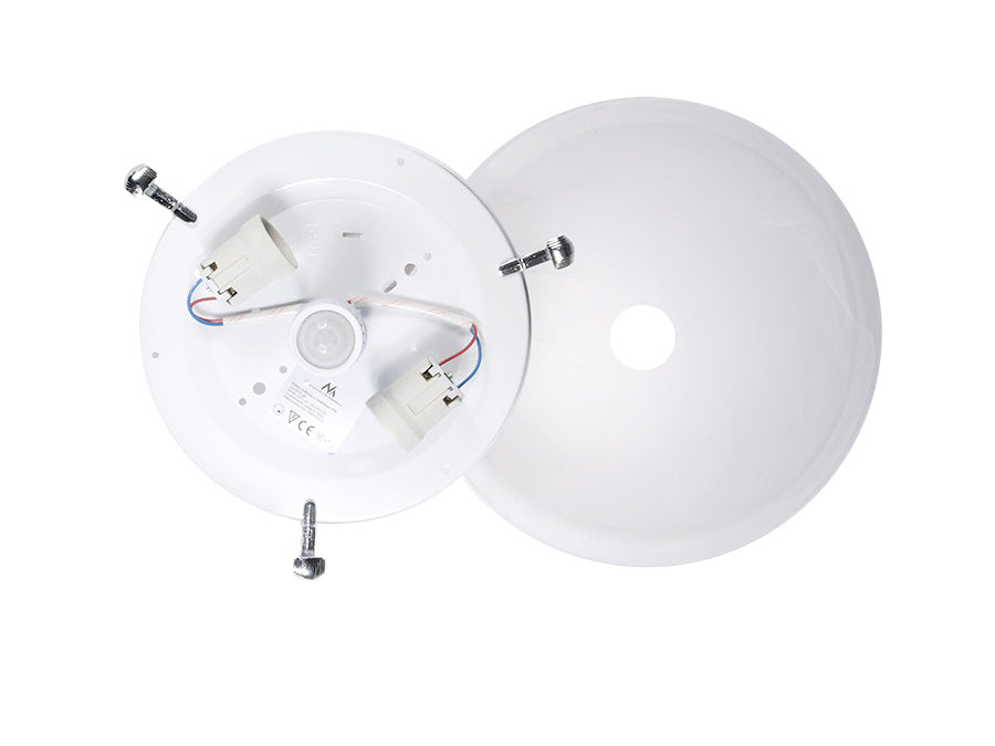 Loftlampe med bevægelsessensor Maclean, loftmonteret, med PIR-sensor, maks. 2x40W, E27, MCE22