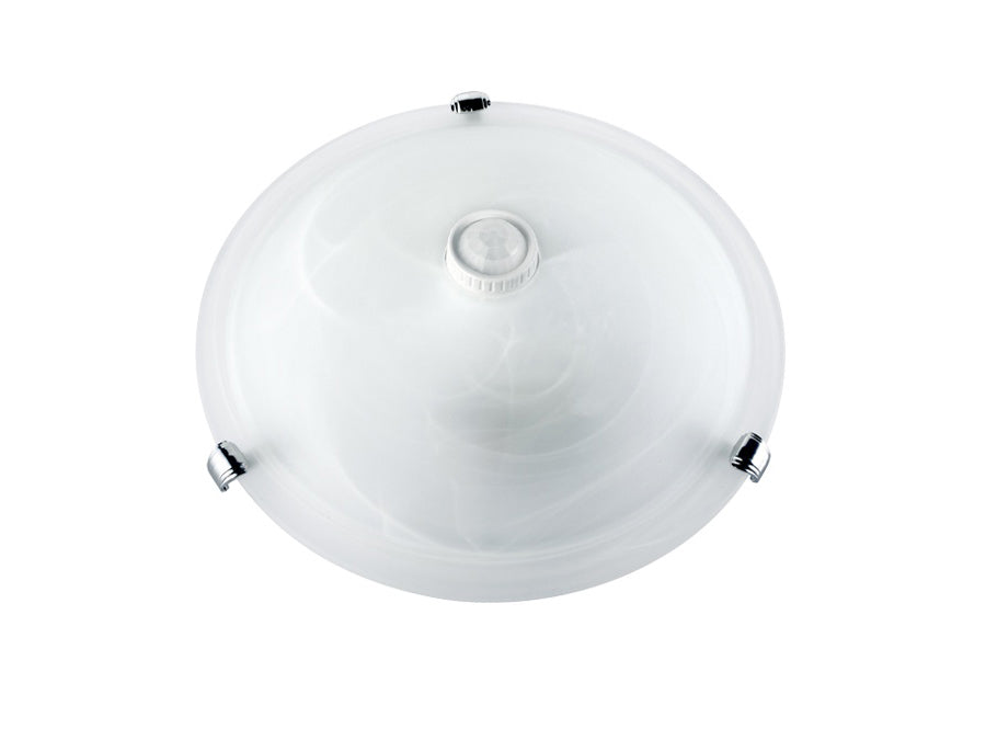 Loftlampe med bevægelsessensor Maclean, loftmonteret, med PIR-sensor, maks. 2x40W, E27, MCE22