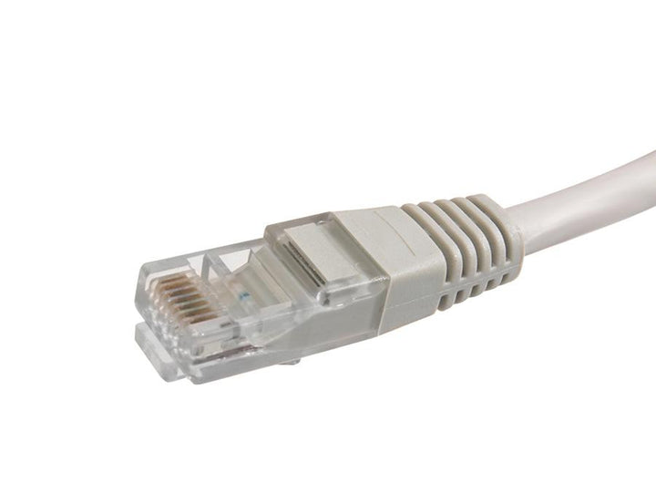 UTP LAN CAT6 netværkskabel, afsluttet med RJ45-stik, grå - 2 m