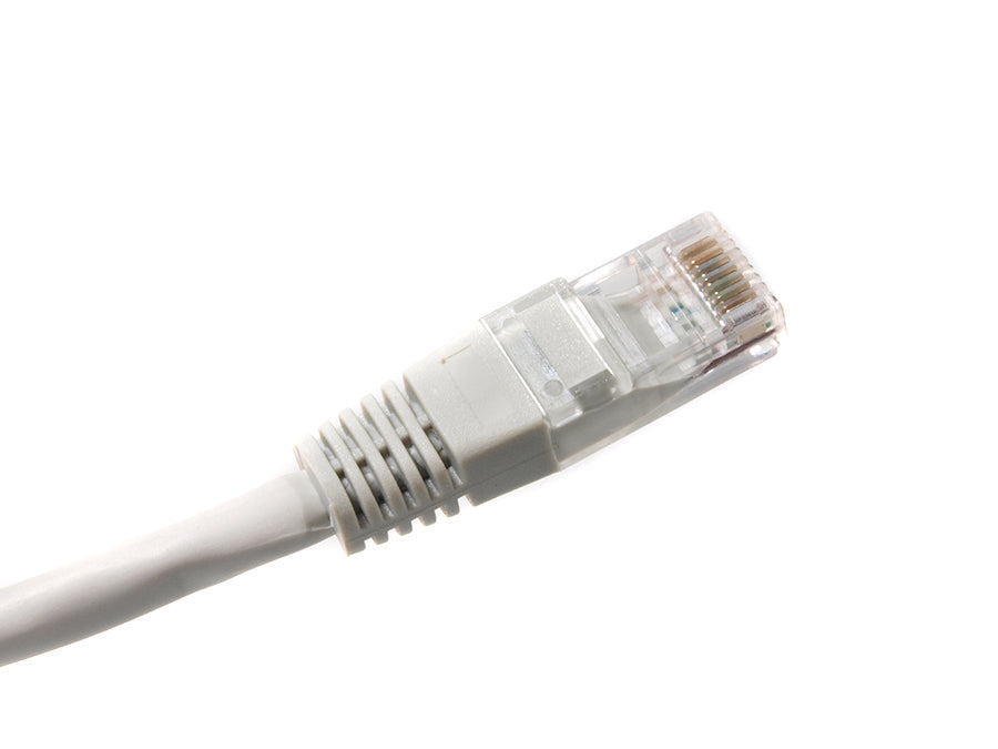 UTP LAN CAT6 netværkskabel, afsluttet med RJ45-stik, grå - 5,0 m