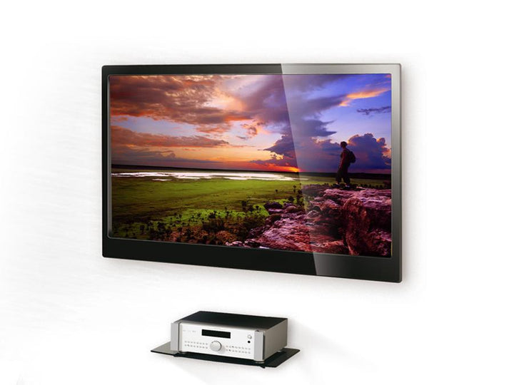 Holder til hylde til tv-udstyr, dvd, Maclean-konsol, 8 kg, MC-629