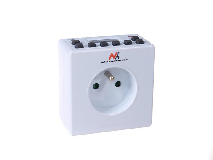 Digital timer, tilfældig funktion, tidtager, 10 programmer, maks. 156 programmer, type E, 3600 W, Maclean MCE30