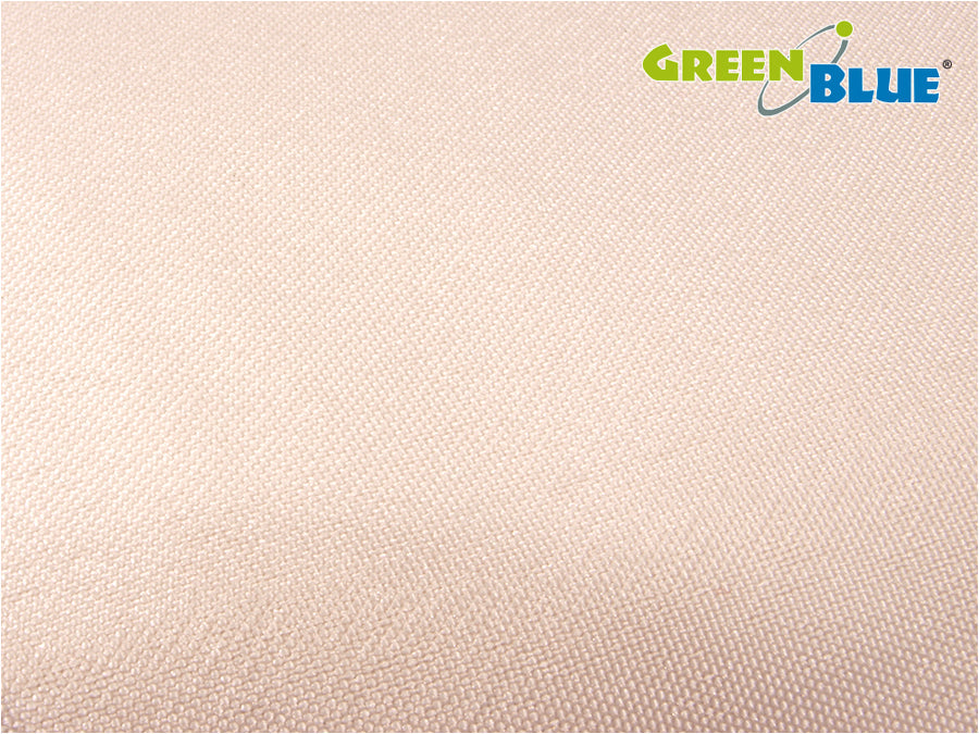 Havebaldakin UV-beskyttende polyester 5 m trekantet GreenBlue GB502 cremefarvet