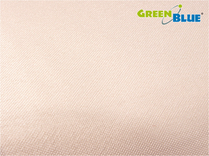 Havebaldakin UV-beskyttende polyester 5 m trekantet GreenBlue GB502 cremefarvet