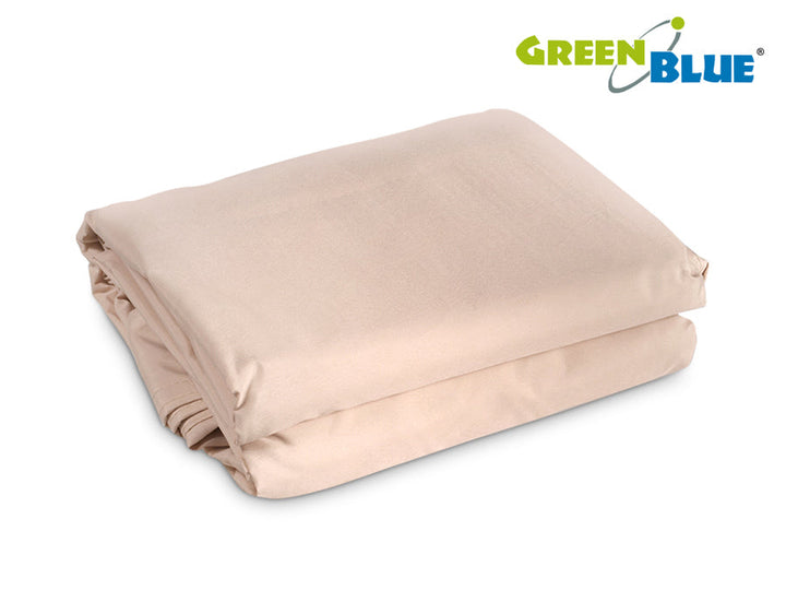 Solsejl til haven 4x4 m GreenBlue GB504 cremefarvet