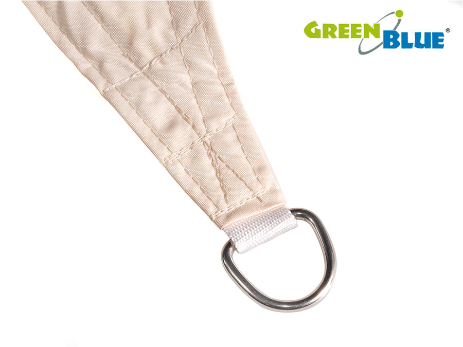 Haveskygge UV-polyester 5 m² GreenBlue GB505 cremefarvet
