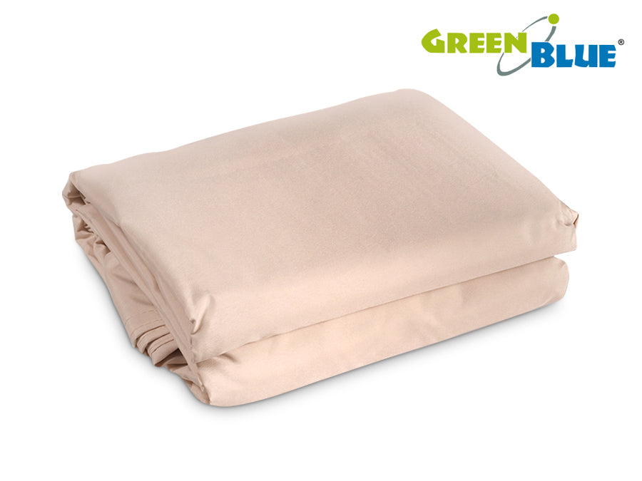 Haveskygge UV-polyester 5 m² GreenBlue GB505 cremefarvet