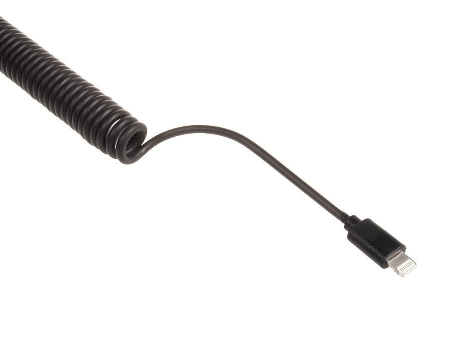 Maclean biloplader, Lightning-spiral, 2xUSB, 5,2A, 1,8 m, MCE76