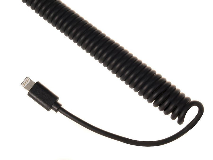 Maclean biloplader, Lightning-spiral, 2xUSB, 5,2A, 1,8 m, MCE76