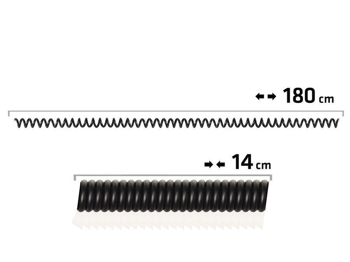 Maclean biloplader, Lightning-spiral, 2xUSB, 5,2A, 1,8 m, MCE76
