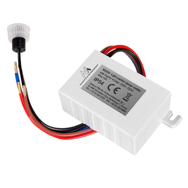 Maclean skumringsensor, med ekstern sonde, maks. 2300 W, MCE34