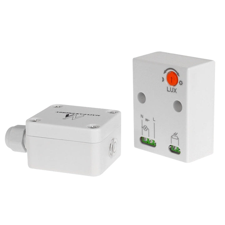 Maclean skumringsensor, med ekstern sonde, maks. 3450 W, MCE35