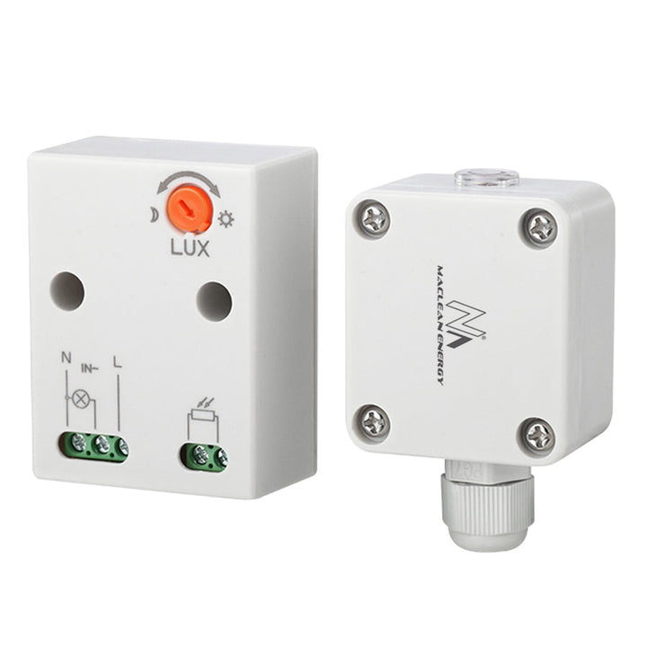 Maclean skumringsensor, med ekstern sonde, maks. 3450 W, MCE35