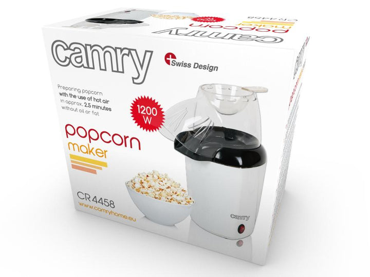 Camry CR 4458 Popcornmaskine – lækkert, sundt og for hele familien