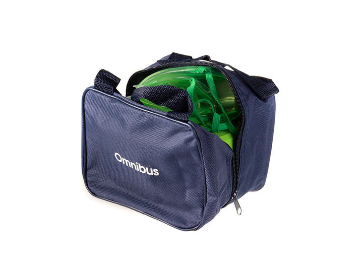BR-CN116B Omnibus grøn inhalator – sæt, 2 masker, taske