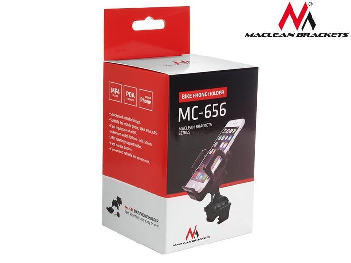 Cykelholder til telefon til GPS til cykel Maclean MC-656