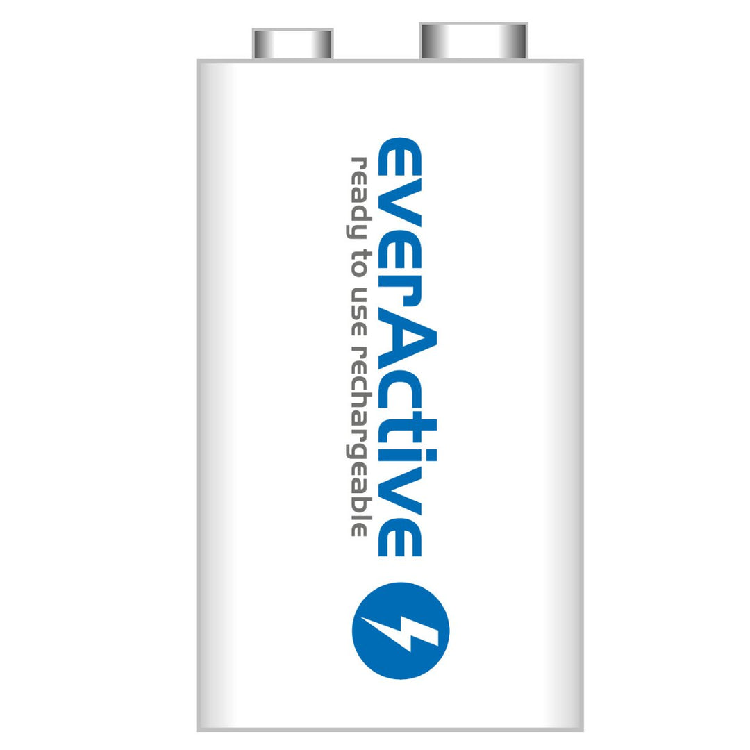 Battery everActive Ni-MH 9V 6F22 250mAh Silver Line