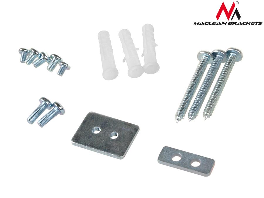 Maclean DVD-hyldeholder, enkelt, 8 kg, MC-663