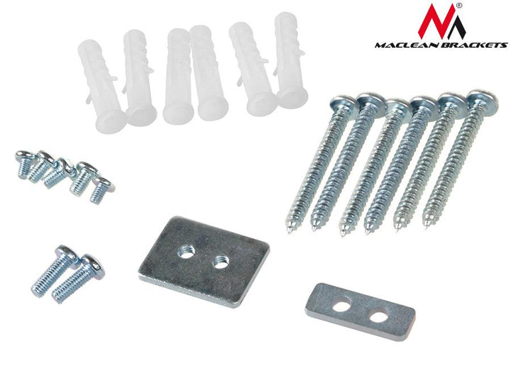 Maclean MC-664 tredobbelt DVD-hyldeholder, 8 kg, med justering