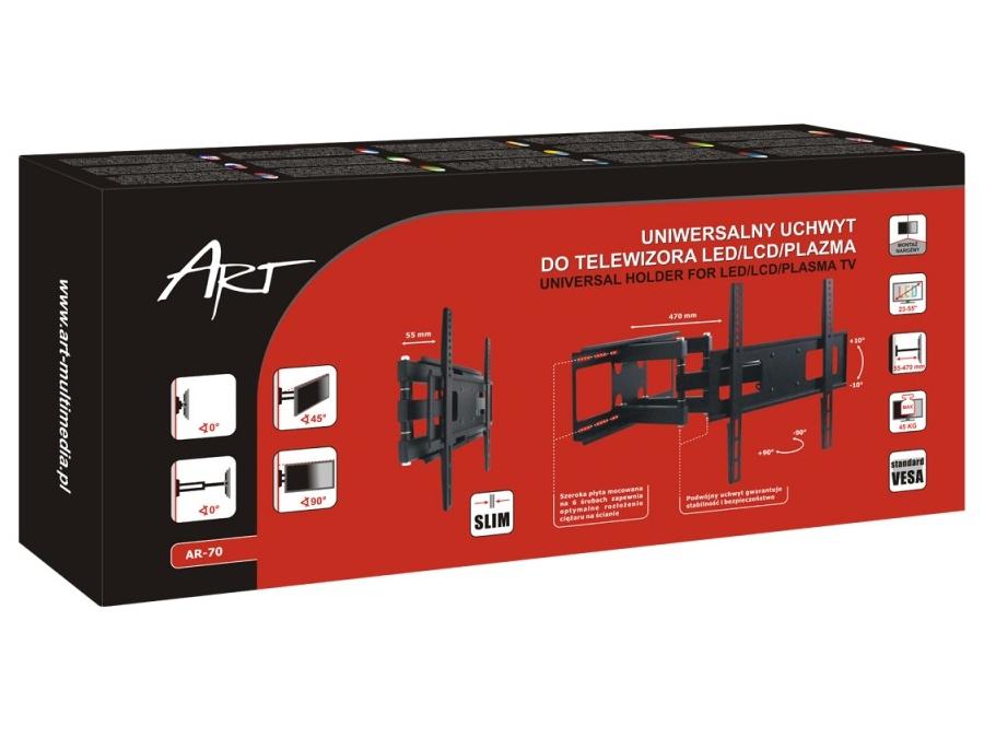 Art-holder til LED/LCD/plasma-tv, på arm, 23-55", 45 kg, AR-70