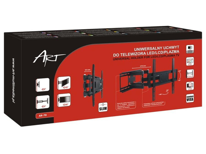 Art-holder til LED/LCD/plasma-tv, på arm, 23-55", 45 kg, AR-70