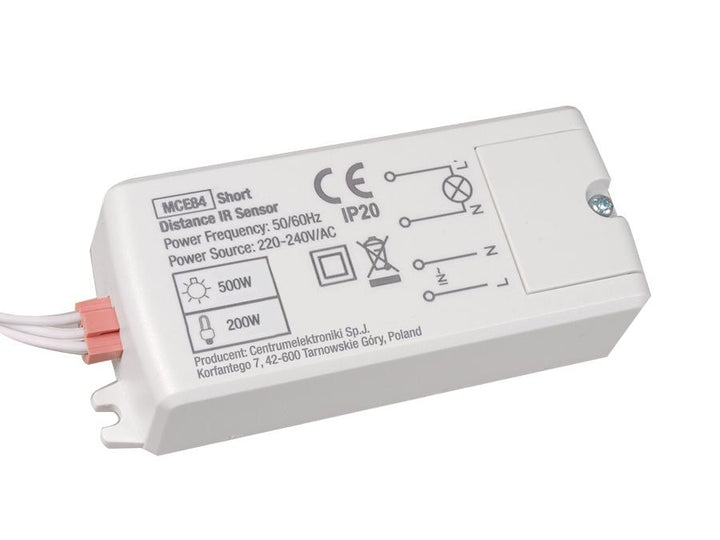 Maclean berøringsfri kontakt, infrarød, 220-240 V/AC, 50/60 Hz, 5 A, MCE84